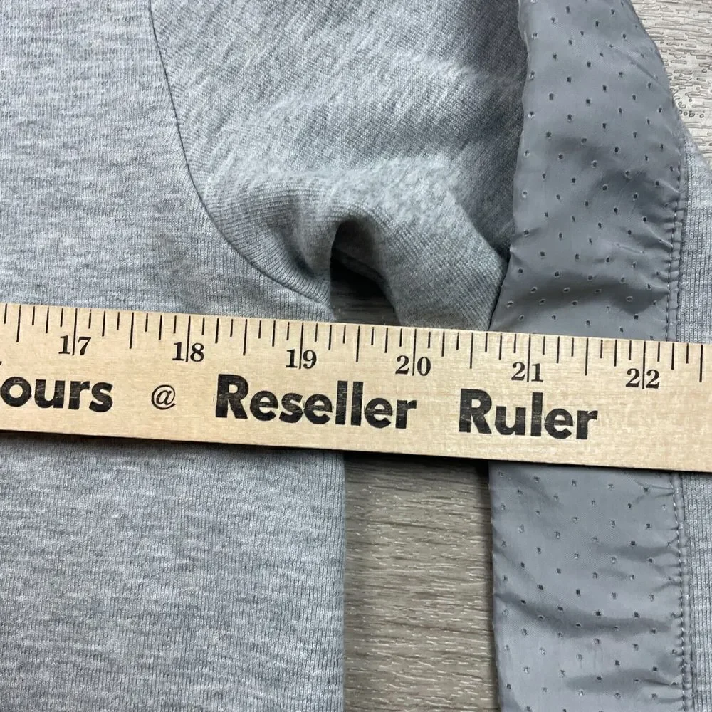 Nike Womens Sweatshirt Small Gray Hooded Full Zip Sports